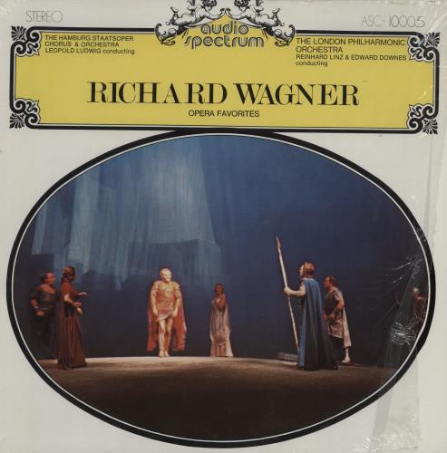 Richard Wagner Opera Favorites vinyl LP album (LP record) US WGXLPOP760668