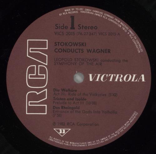 Richard Wagner Ride of the Valkyries vinyl LP album (LP record) UK WGXLPRI528651