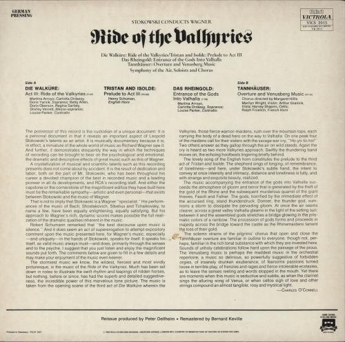 Richard Wagner Ride of the Valkyries vinyl LP album (LP record) UK WGXLPRI528651