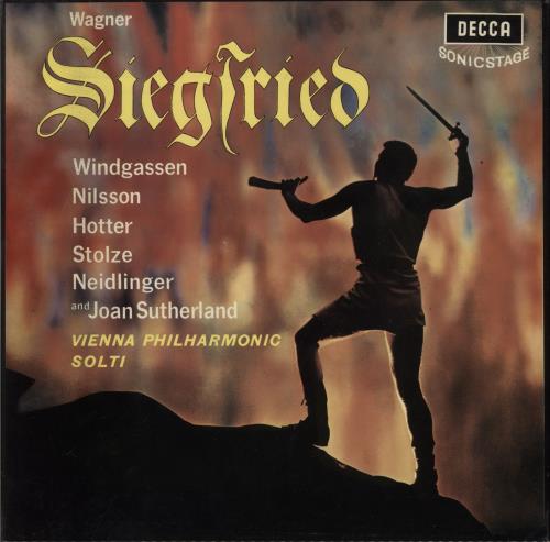 Richard Wagner Siegfried Vinyl Box Set UK WGXVXSI868114
