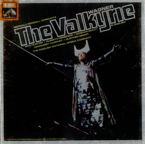 Richard Wagner The Valkyrie 5-LP vinyl album record set UK WGX5LTH534046