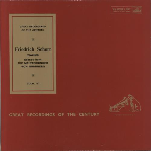 Richard Wagner Wagner: Scenes From "Die Meistersinger" vinyl LP album (LP record) UK WGXLPWA853188