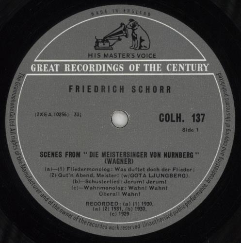 Richard Wagner Wagner: Scenes From "Die Meistersinger" vinyl LP album (LP record) UK WGXLPWA853188