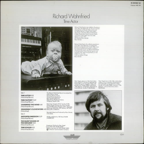 Richard Wahnfried Time Actor vinyl LP album (LP record) German R2LLPTI539841