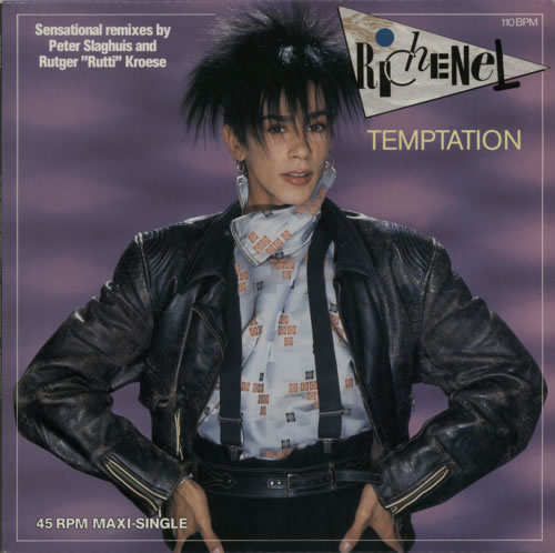 Richenel Temptation 12" vinyl single (12 inch record / Maxi-single) Dutch R6G12TE605146