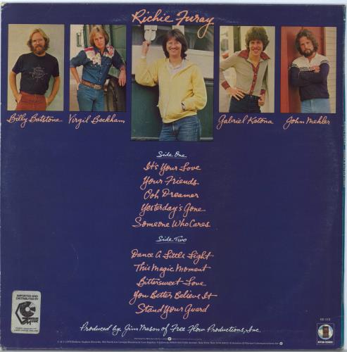 Richie Furay Dance A Little Light vinyl LP album (LP record) US YRFLPDA796514