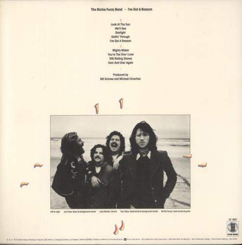 Richie Furay I've Got A Reason vinyl LP album (LP record) US YRFLPIV284618