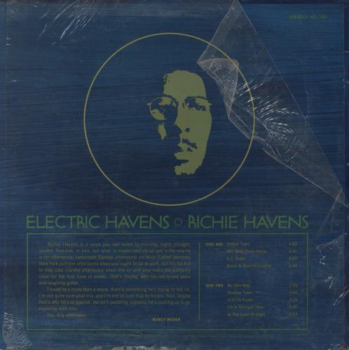Richie Havens Electric Havens vinyl LP album (LP record) US CHVLPEL801180