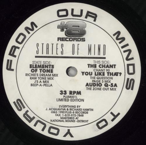 Richie Hawtin Elements Of Tone 12" vinyl single (12 inch record / Maxi-single) US 7IC12EL865960