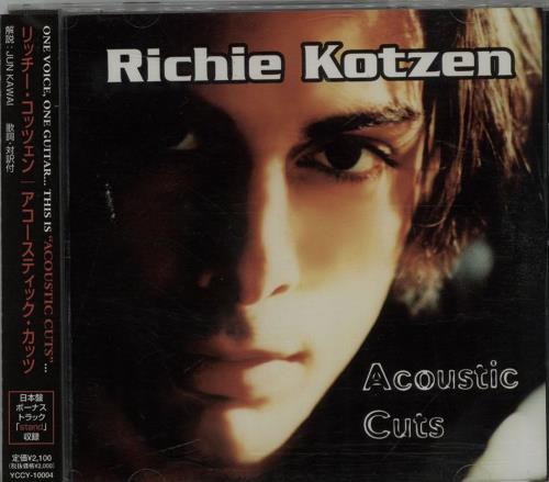 Richie Kotzen Acoustic Cuts CD album (CDLP) Japanese R2-CDAC646026
