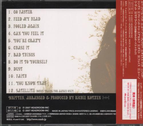 Richie Kotzen Return Of The Mother Head's Family Reunion CD album (CDLP) Japanese R2-CDRE404530