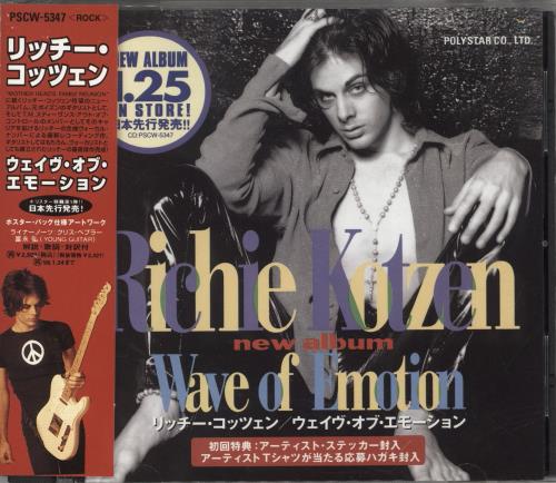 Richie Kotzen Wave Of Emotion CD album (CDLP) Japanese R2-CDWA714942