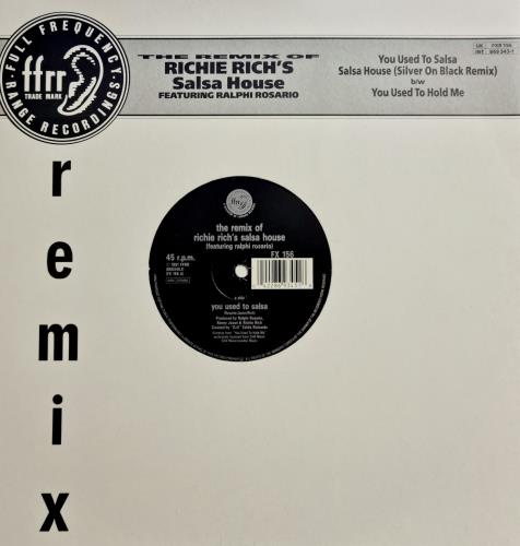 Richie Rich The Remix Of Richie Rich's Salsa House (Remix) 12" vinyl single (12 inch record / Maxi-single) UK RII12TH754338