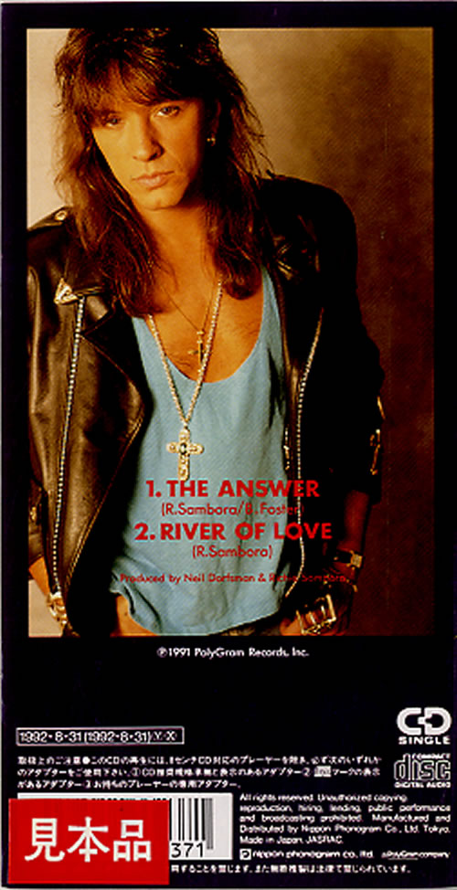 Richie Sambora The Answer 3" CD single (CD3) Japanese RSBC3TH134107