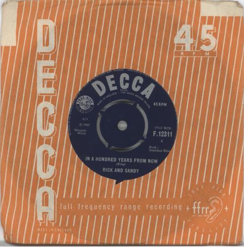 Rick & Sandy Creation 7" vinyl single (7 inch record / 45) UK -MS07CR890328