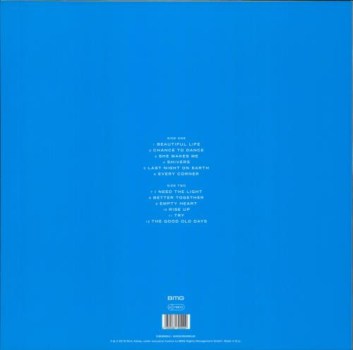 Rick Astley Beautiful Life vinyl LP album (LP record) UK ASTLPBE819087