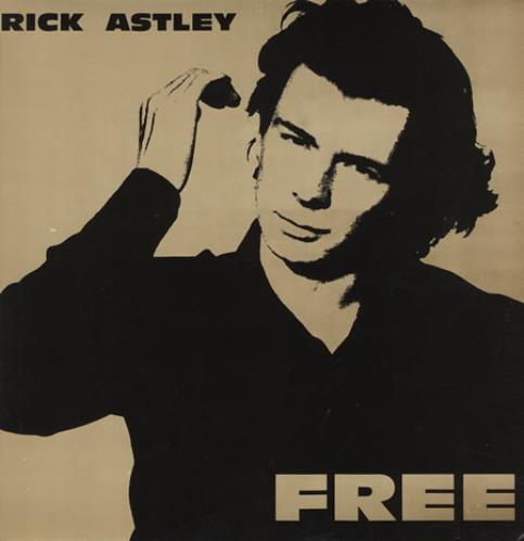 Rick Astley Free vinyl LP album (LP record) Venezuelan ASTLPFR266440