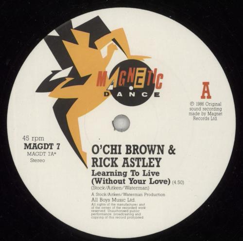 Rick Astley Learning To Live 12" vinyl single (12 inch record / Maxi-single) UK AST12LE114181