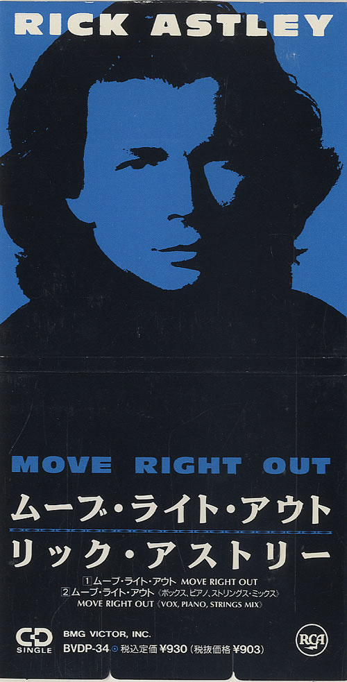 Rick Astley Move Right Out 3" CD single (CD3) Japanese ASTC3MO449150