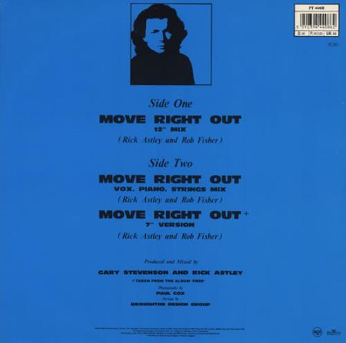 Rick Astley Move Right Out 12" vinyl single (12 inch record / Maxi-single) UK AST12MO65979