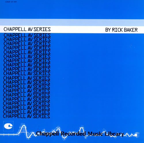 Rick Baker Chappell AV Series vinyl LP album (LP record) UK RWXLPCH508215