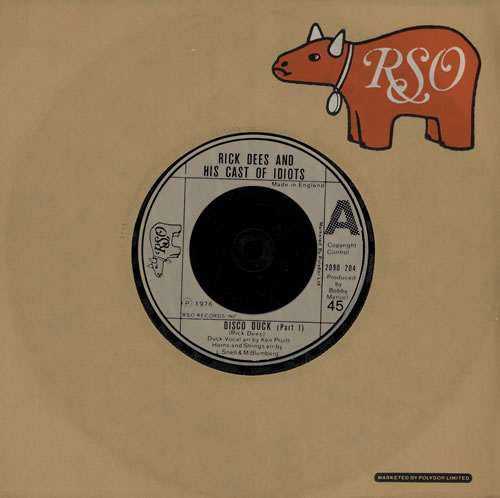 Rick Dees And His Cast Of Idiots Disco Duck 7" vinyl single (7 inch record / 45) UK R5R07DI569765