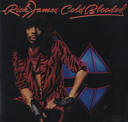 Rick James Cold Blooded vinyl LP album (LP record) US R-JLPCO521744