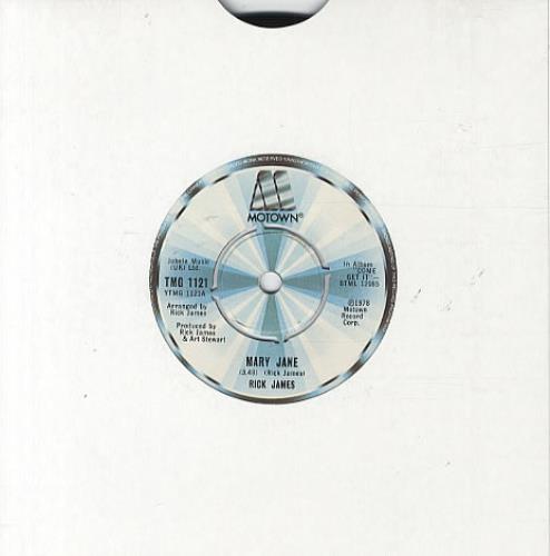 Rick James Mary Jane 7" vinyl single (7 inch record / 45) UK R-J07MA346174