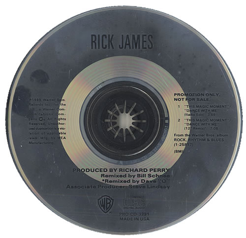 Rick James This Magic Moment/Dance With Me CD single (CD5 / 5") US R-JC5TH343053