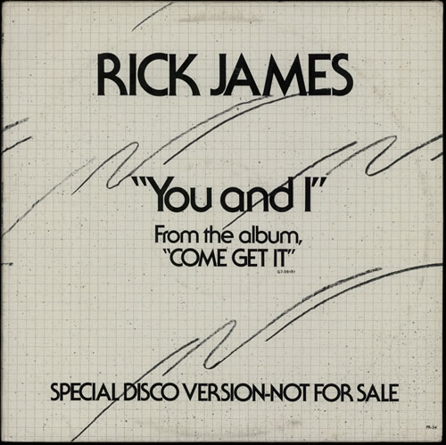 Rick James You And I 12" vinyl single (12 inch record / Maxi-single) US R-J12YO634126