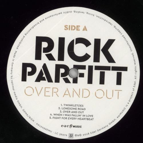 Rick Parfitt Over And Out vinyl LP album (LP record) UK YLCLPOV862991