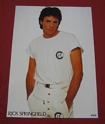 Rick Springfield Rick Springfield - JT poster Japanese RSPPORI359219