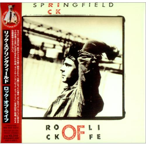 Rick Springfield Rock Of Life CD album (CDLP) Japanese RSPCDRO424170