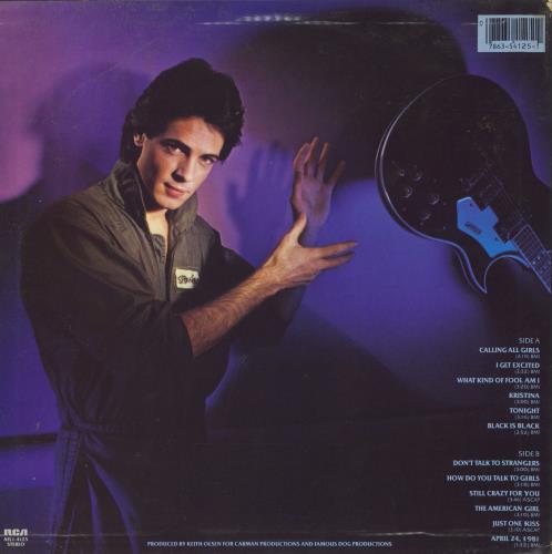 Rick Springfield Success Hasn't Spoiled Me Yet vinyl LP album (LP record) US RSPLPSU799518