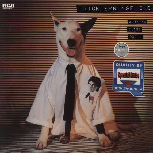 Rick Springfield Working Class Dog vinyl LP album (LP record) German RSPLPWO275324