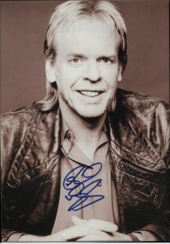 Rick Wakeman Back Again - Autographed + Ticket Stub & Signed Flyer tour programme UK RKWTRBA655075