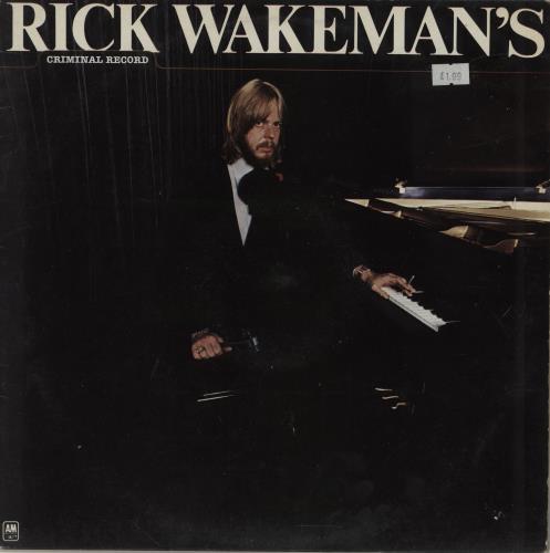 Rick Wakeman Criminal Record - EX vinyl LP album (LP record) UK RKWLPCR665673