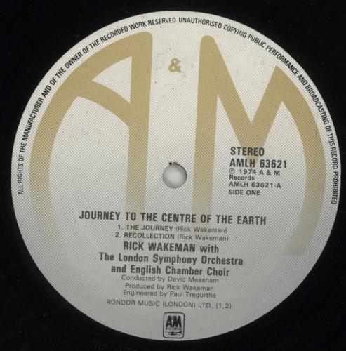 Rick Wakeman Journey To The Centre Of The Earth vinyl LP album (LP record) UK RKWLPJO806560