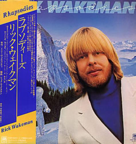Rick Wakeman Rhapsodies 2-LP vinyl record set (Double LP Album) Japanese RKW2LRH165903