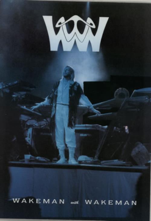 Rick Wakeman Wakeman With Wakeman tour programme UK RKWTRWA114328