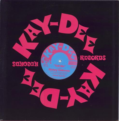 Rickey Calloway Tell Me 12" vinyl single (12 inch record / Maxi-single) US 4IV12TE785481