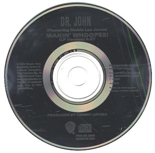 Rickie Lee Jones Makin' Whoopee! CD single (CD5 / 5") US RLJC5MA412491