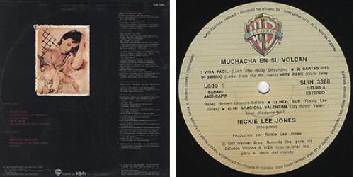 Rickie Lee Jones Muchacha En Su Volcan vinyl LP album (LP record) Argentinean RLJLPMU236143