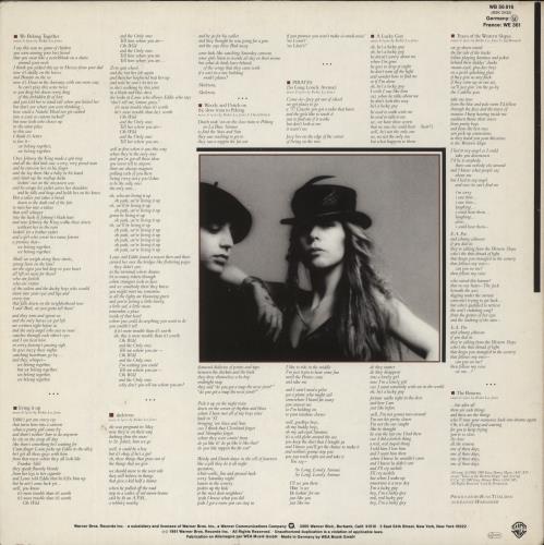 Rickie Lee Jones Pirates vinyl LP album (LP record) German RLJLPPI789780