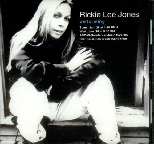 Rickie Lee Jones Rickie Lee Jones Performing CD-R acetate US RLJCRRI451730