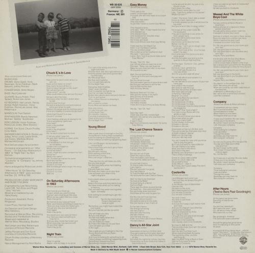 Rickie Lee Jones Rickie Lee Jones vinyl LP album (LP record) German RLJLPRI754000