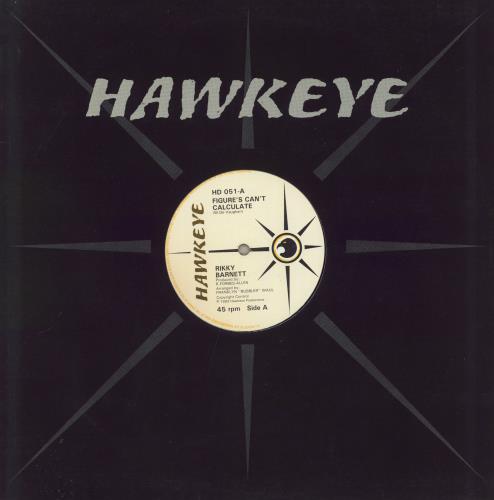 Ricky Barnett Figure's Can't Calculate 12" vinyl single (12 inch record / Maxi-single) UK 5RL12FI812104