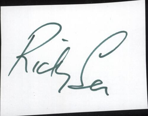 Ricky Gervais Autograph memorabilia UK Z3CMMAU740899