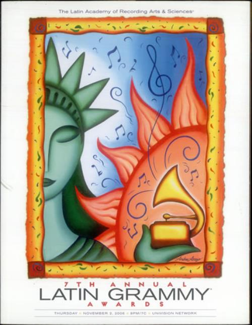 Ricky Martin 7th Annual Latin Grammy Awards Programme tour programme US RKMTRTH534187