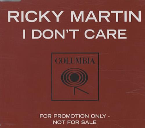 Ricky Martin I Don't Care CD single (CD5 / 5") UK RKMC5ID340671